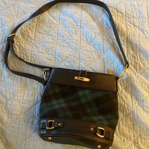 C brand flannel crossbody